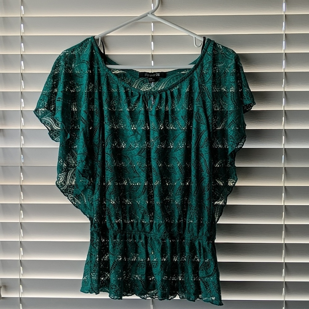 Forever 21 Teal Top
